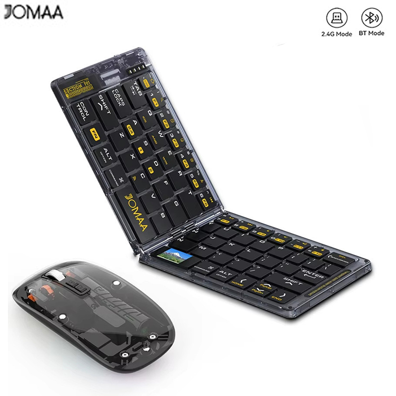 Gaming Keyboard Mobile - Jomaa clavier sans fil pliable Transparent