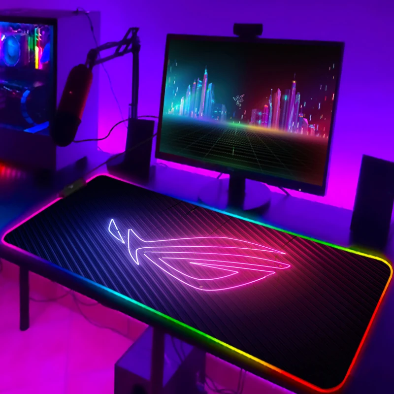 Gaming Keyboard No Rgb - Tapis de souris RGB Cool ROG,