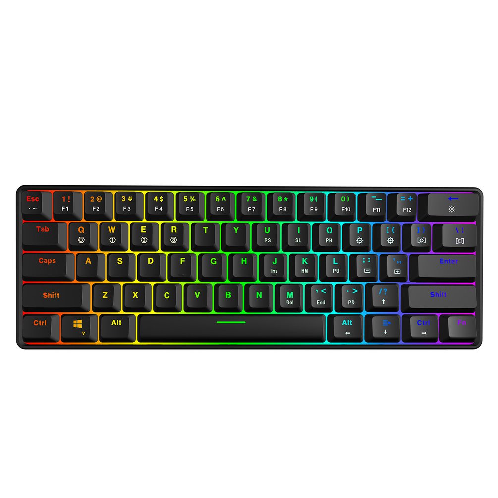 Gaming Keyboard Thocky - SKYLOONG GK61 Mini clavier optique Portable