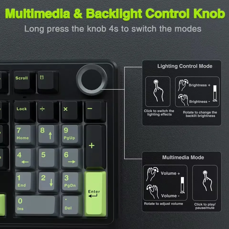 AULA F99PRO clavier mécanique  - Gaming Keyboard Thocky avis et prix