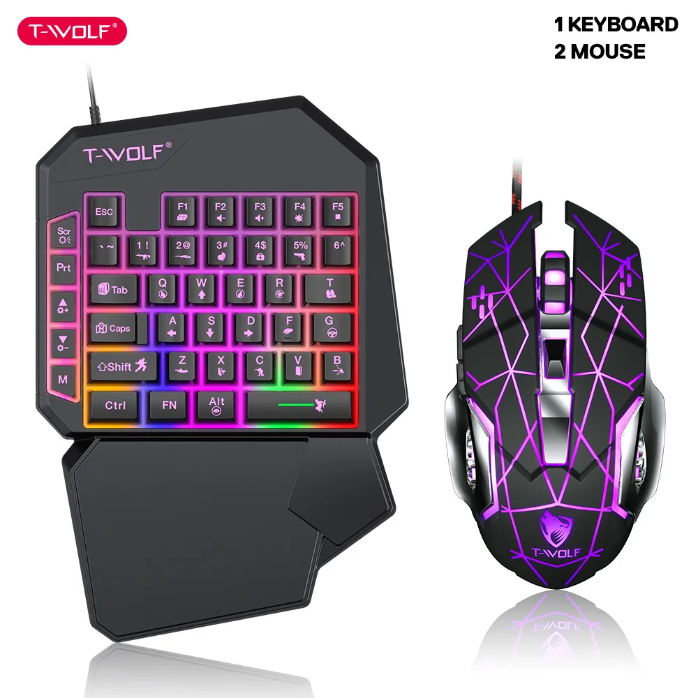 T-WOLF TF900 ensemble de trône - Gaming Keyboard Mouse And Headset Combo avis et prix