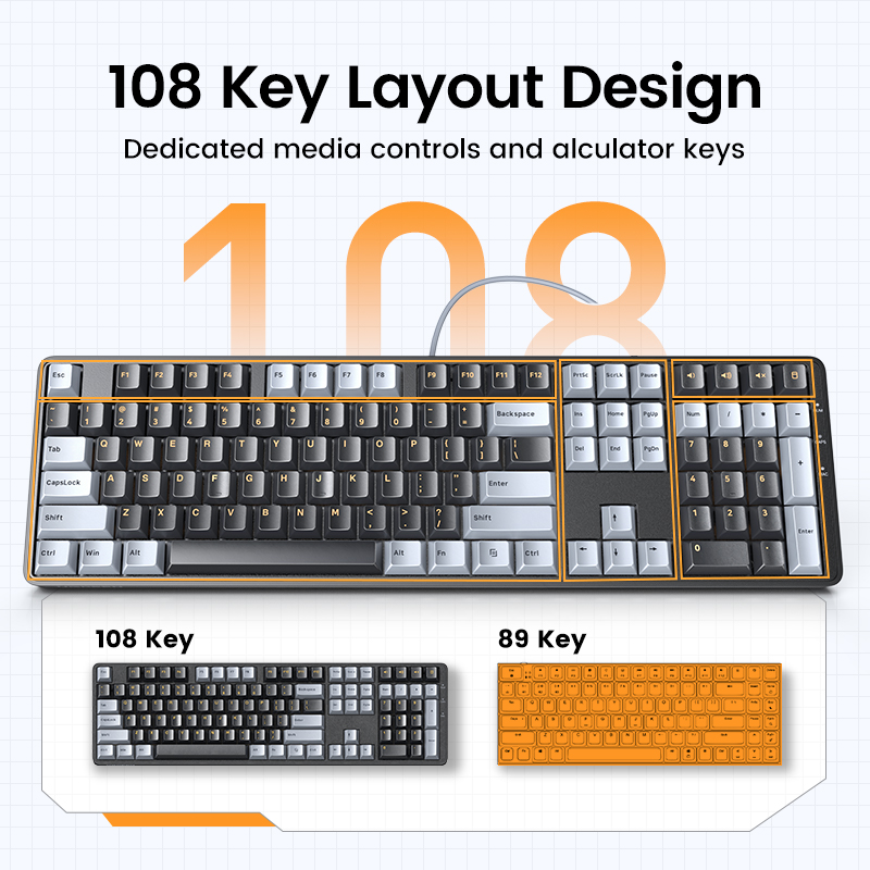 UGREEN-Clavier mécanique filai - Gaming Keyboard Corsair avis et prix