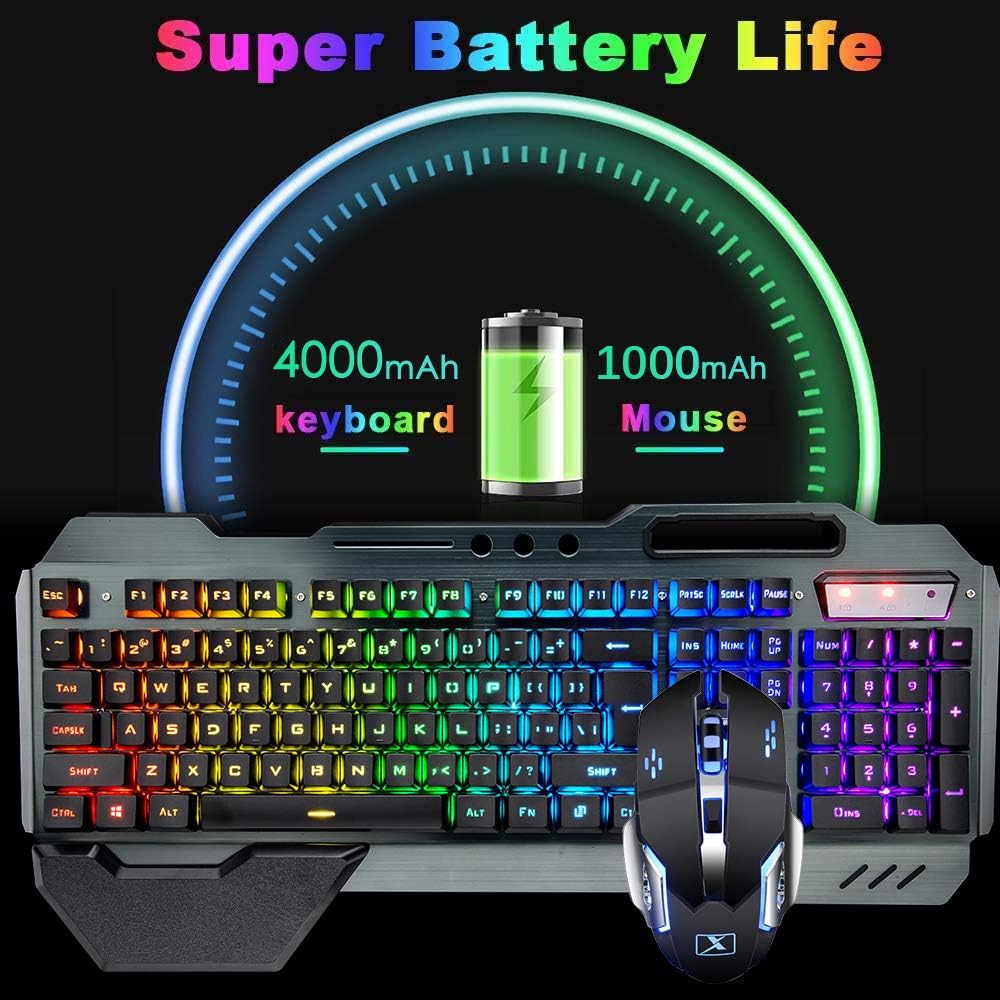 Clavier et souris de jeu sans  - Gaming Keyboard Mouse And Headset Combo avis et prix