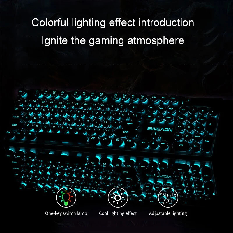 Ensemble clavier et souris rét - Gaming Keyboard He avis et prix