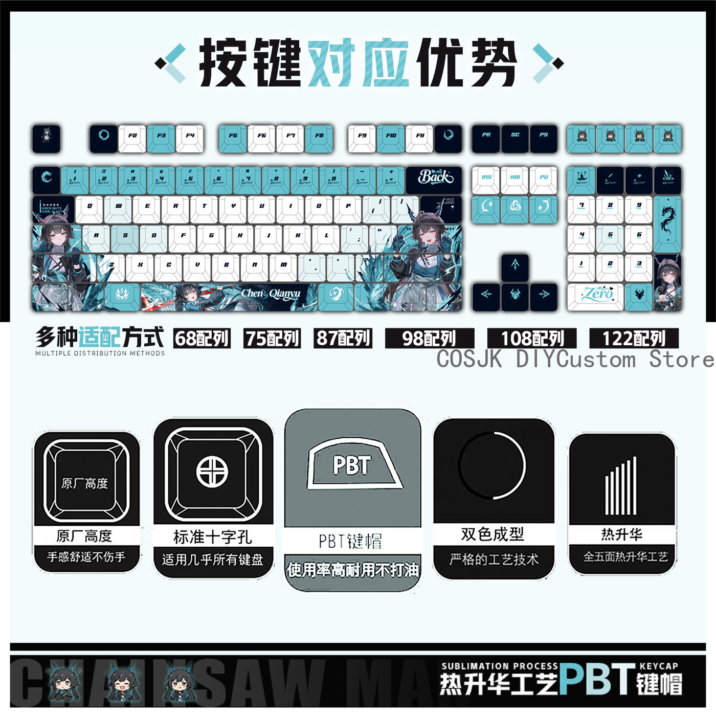 122 touches d'ordinateur migno - Gaming Keyboard Top avis et prix