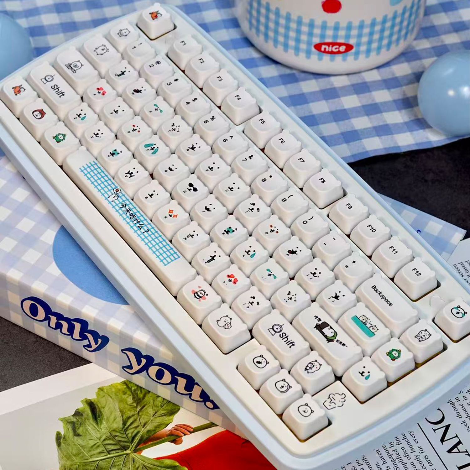 Capuchons de touches PBT Kawai - Gaming Keyboard Ergo avis et prix