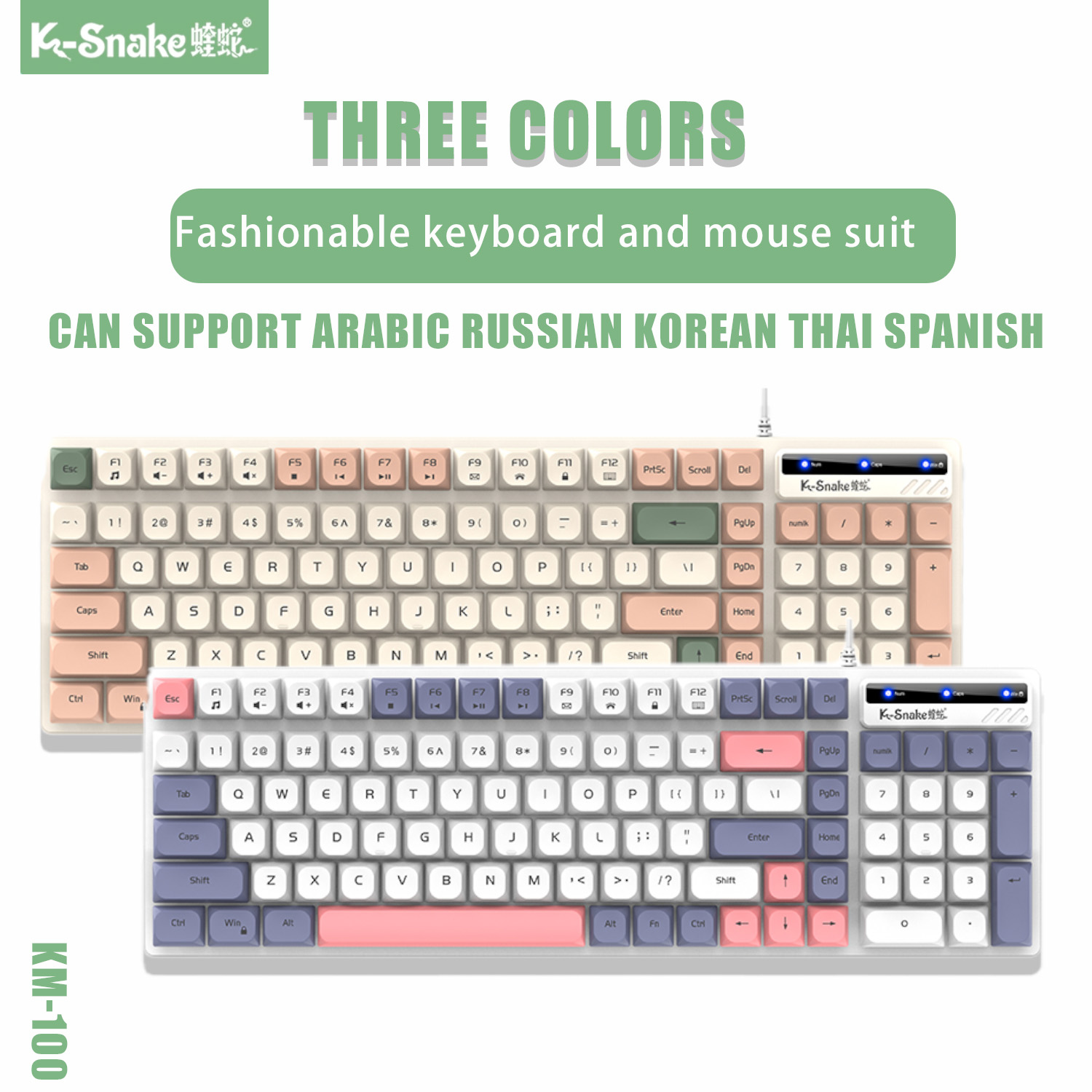 K-Snake KM100 ensemble clavier - Gaming Keyboard Mouse And Headset Combo avis et prix