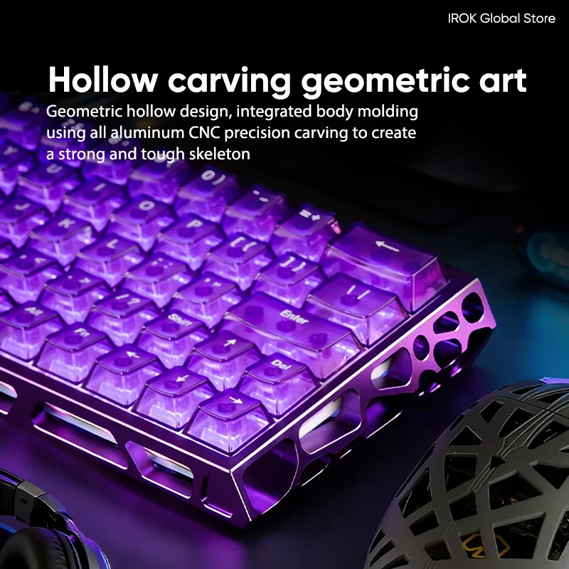 Clavier mécanique de jeu IROK  - Gaming Keyboard Hot Swappable avis et prix