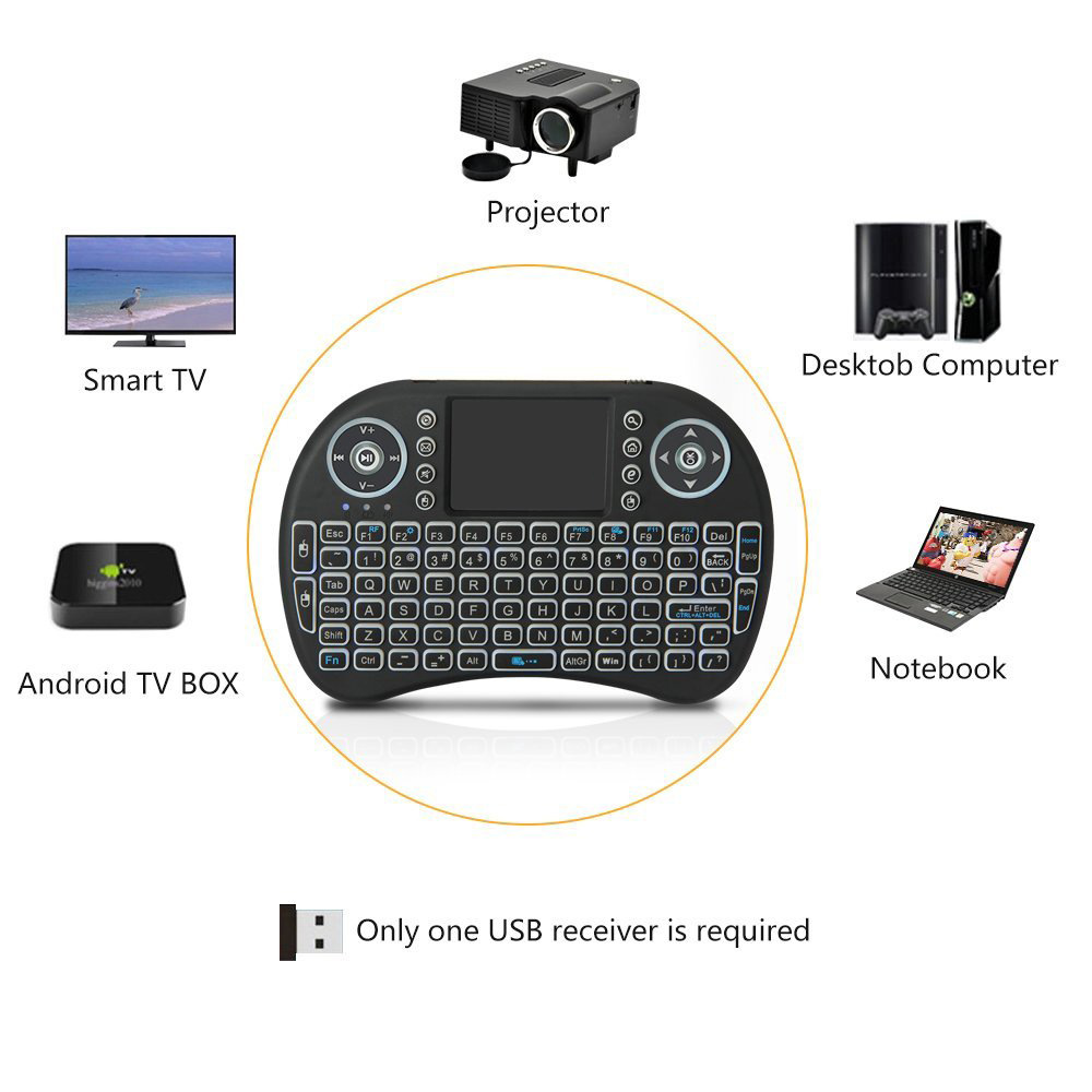 Mini clavier sans fil rétroécl - Gaming Keyboard Mobile avis et prix