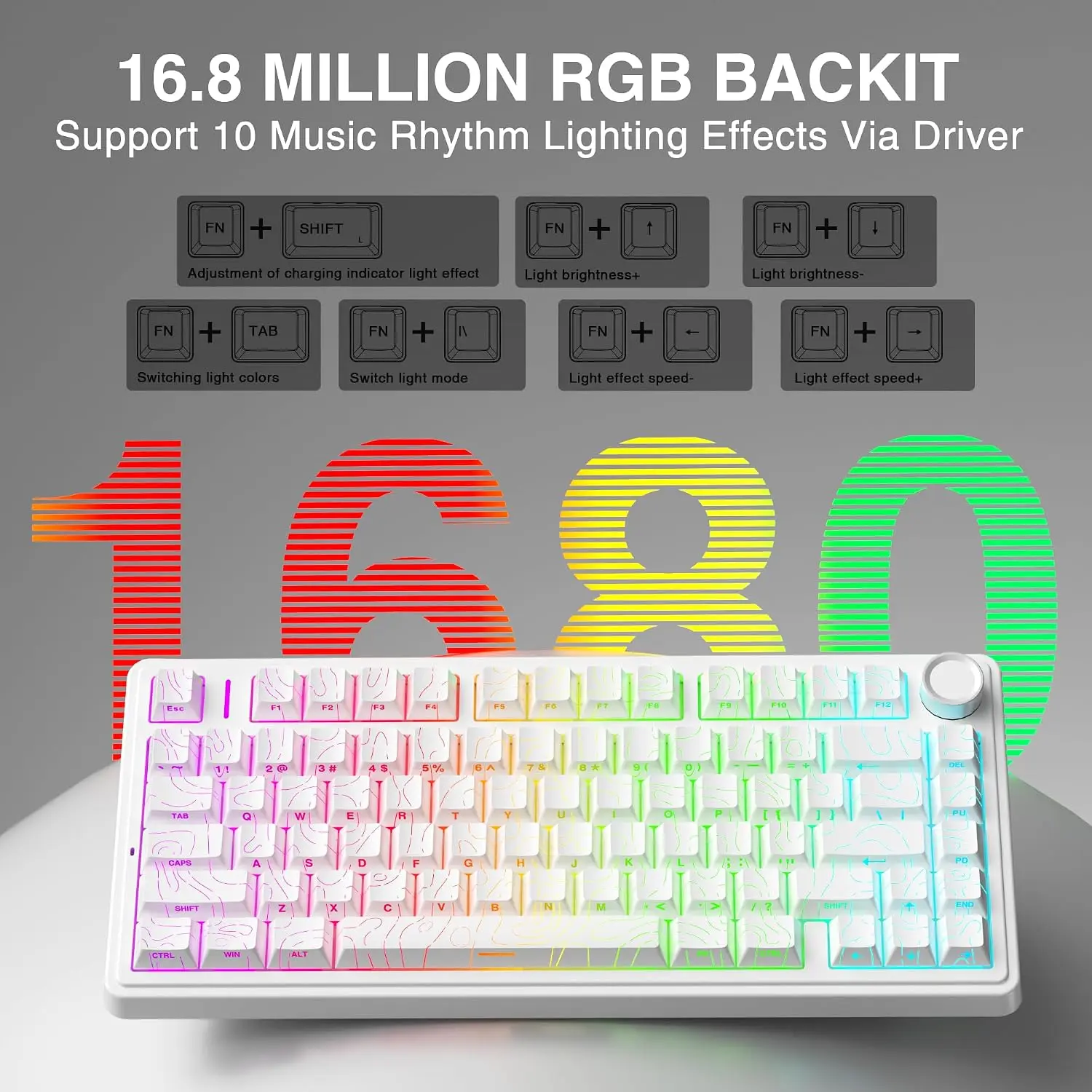 Clavier mécanique de jeu AULA  - Gaming Keyboard He avis et prix